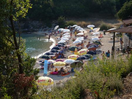 La plage. Humm, on se fait un bain avant de partir visiter?